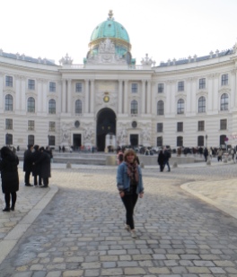 Infront of the Hofburg